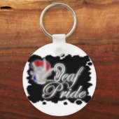 Deaf Pride Sleutelhanger (Voorkant)