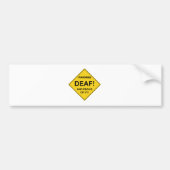 Deaf Proud Bumpersticker (Voorkant)