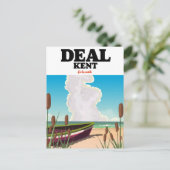 Deal Kent seback reisposter Briefkaart (Staand voorkant)