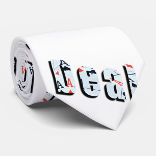 Deal: Poker Afbeelding Logo gemaakt van Azen, Stropdas