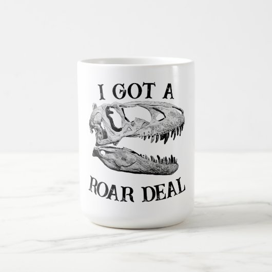 Deal Roar T-rex Dinosaur Mug (Centre)