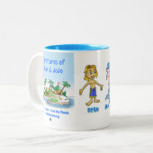 Dean en JoJo Island Adventures Mok (Voorkant links)