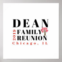 Dean Family Reunion Poster 2019