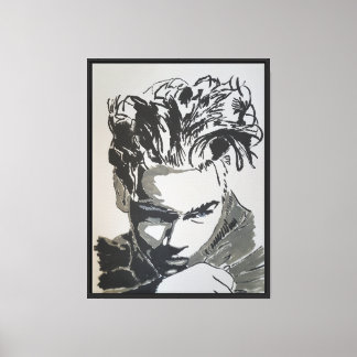 Dean geschilderd door Mark Elsen Canvas Afdruk