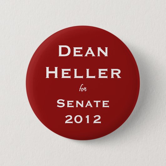 Dean Heller voor Senate Button (Voorkant)