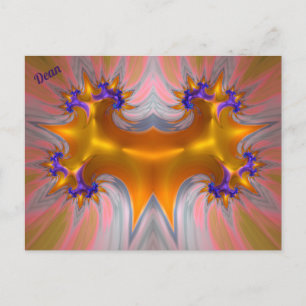 DEAN ~ JESTER ~ 3D Fractal Design Pattern ~ Briefkaart