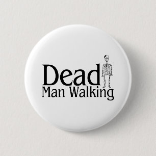 Dean Man Walking Ronde Button 5,7 Cm