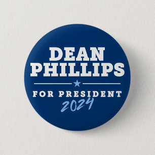 Dean Phillips 2024 Ronde Button 5,7 Cm