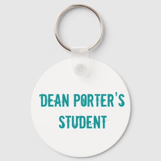 Dean Porter's student Sleutelhanger (Voorkant)