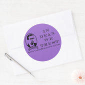 Dean - Stick het! Ronde Sticker (Envelop)