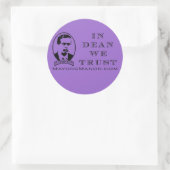 Dean - Stick het! Ronde Sticker (Tas)