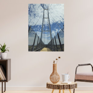 Dean Street voetgangersbrug pad naar de lucht Poster