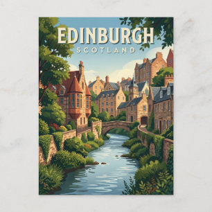 Dean Village Schotland Briefkaart