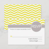 Deandra Chic Chevron RSVP | jaune (Devant / Derrière)