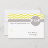 Deandra Chic Chevron RSVP | jaune (Devant)