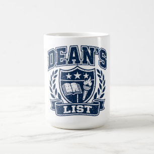 Dean's List – Academische Prestatie Universiteit Koffiemok