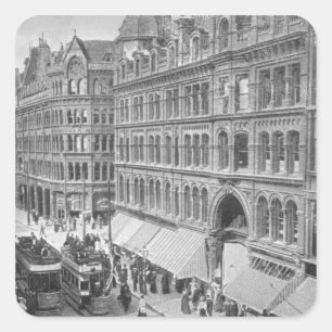 Deansgate, Manchester, c.1910 Vierkante Sticker