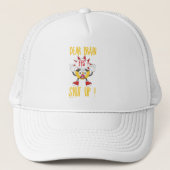 DEAR BRAIN...FFS SCHUT omhoog! Trucker Pet (Voorkant)