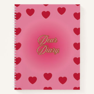 "Dear Diary" Spiral Notebook  Notitieboek