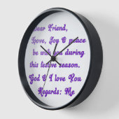 "Dear Friend" feestelijke seizoensgroet (Hoek)