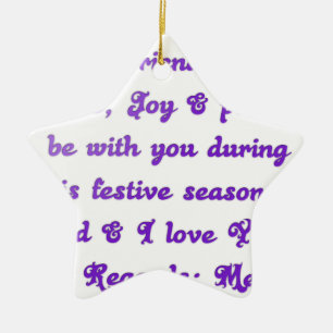 "Dear Friend" feestelijke seizoensgroet Keramisch Ornament