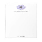 Dear God thank you for gewonden Daisy Notepad Notitieblok (Voorkant)