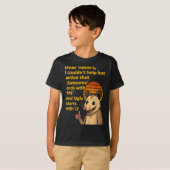 Dear Haters Geweldige Ends With Me Ugly begint met T-shirt (Voorkant volledig)