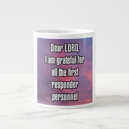 Dear LORD, I am grateful for all the first... Mug (Devant)