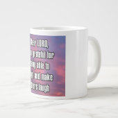 Dear LORD, I am grateful for being able to... Mug (Devant droit)