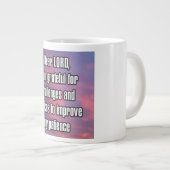 Dear LORD, I am grateful for challenges and... Mug (Devant droit)