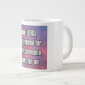 Dear LORD, I am grateful for having someone... Mug (Devant droit)