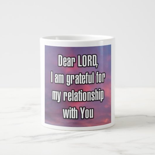 Dear LORD, I am grateful for my... Mug (Devant)