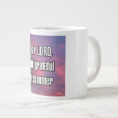 Dear LORD, I am grateful for summer Mug (Devant droit)