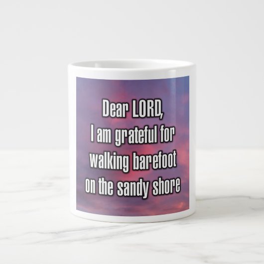 Dear LORD, I am grateful for walking... Mug (Devant)