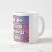 Dear LORD, I am grateful for whitewater... Mug (Devant droit)