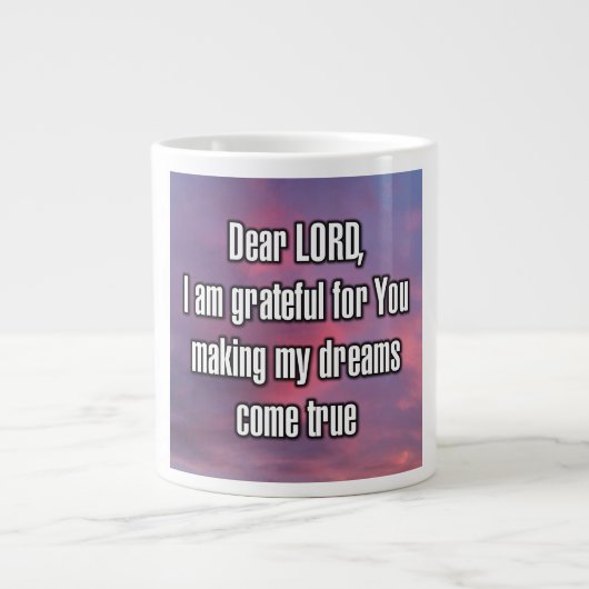 Dear LORD, I am grateful for You making my... Mug (Devant)
