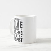 Dear Math Solve Your Own Problems I Am Not A Thera Koffiemok (Voorkant links)