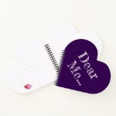 Dear Me .. Dark Purple Spiral Notebook Notitieboek (Binnen)