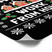 Dear Santa Can I Work From Home Ugly Christmas Swe Poster (Hoek)