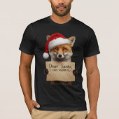 . Dear Santa Dog T-Shirt (Devant)