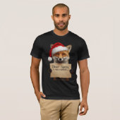 . Dear Santa Dog T-Shirt (Devant entier)