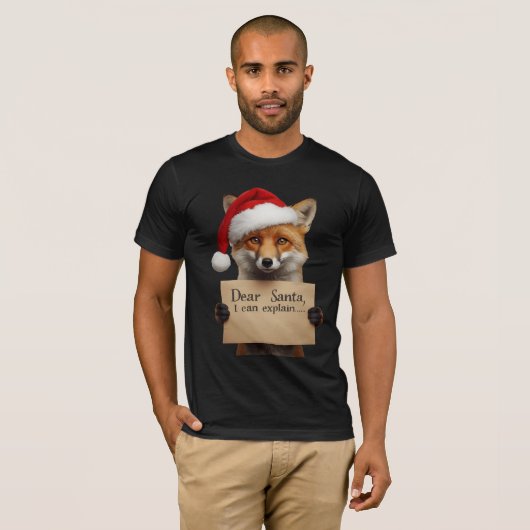 . Dear Santa Dog T-Shirt (Devant entier)