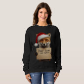 . Dear Santa Dog T-Shirt (Voorkant volledig)