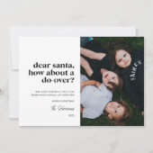 Dear Santa, How About a Do-Over Multiple Photo Feestdagenkaart (Voorkant)