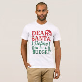 Dear Santa I Can Explain Again Vector Design T-shirt (Voorkant volledig)