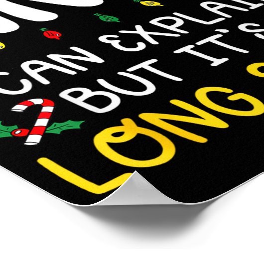 Dear Santa I Can Explain Pajamas Family Matching C Poster (Hoek)