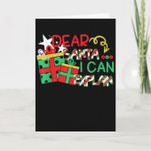 Dear Santa I Can Explain Shirt Christmas Quote Kaart (Voorkant)