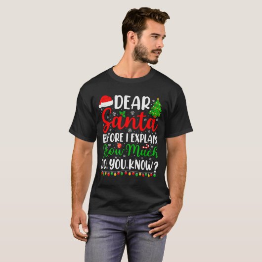 Dear Santa I Can Explain Shirt Kids Boys Funny Chr (Voorkant volledig)