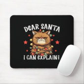 Dear Santa I Can Explain The Cat Did It Funny Chri Muismat (Met muis)