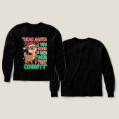 Dear Santa I Was Good At Being Reindeer Christmas (Motif recto et verso)